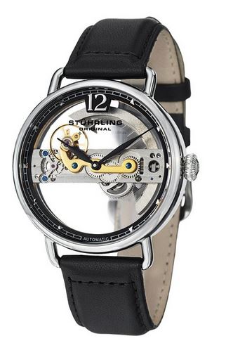 Stuhrling Original Men's Skeleton Watch