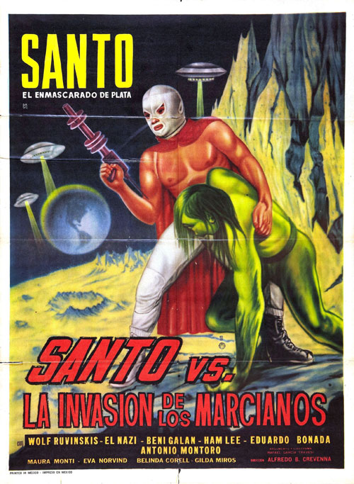 Favorite gym characters - Santo Poster