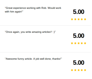 Earn five-star feedback on oDesk