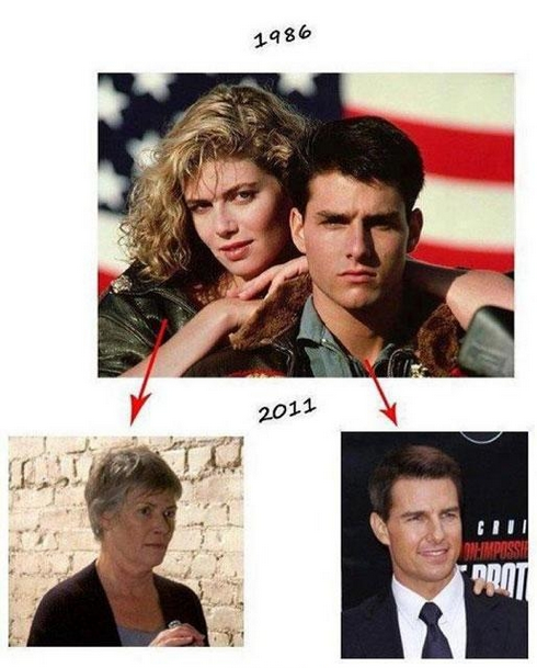 Tom Cruise aging