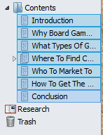 How To Make A Table Of Contents In Scrivener Select