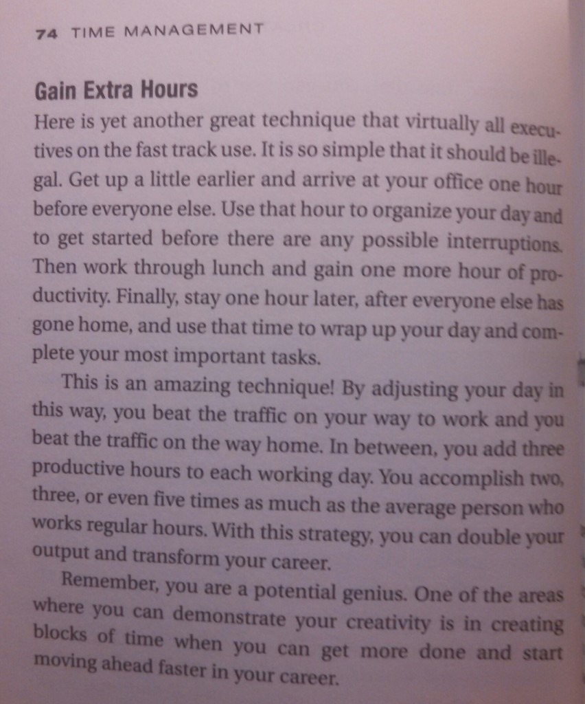 Brian Tracy Time Management Text